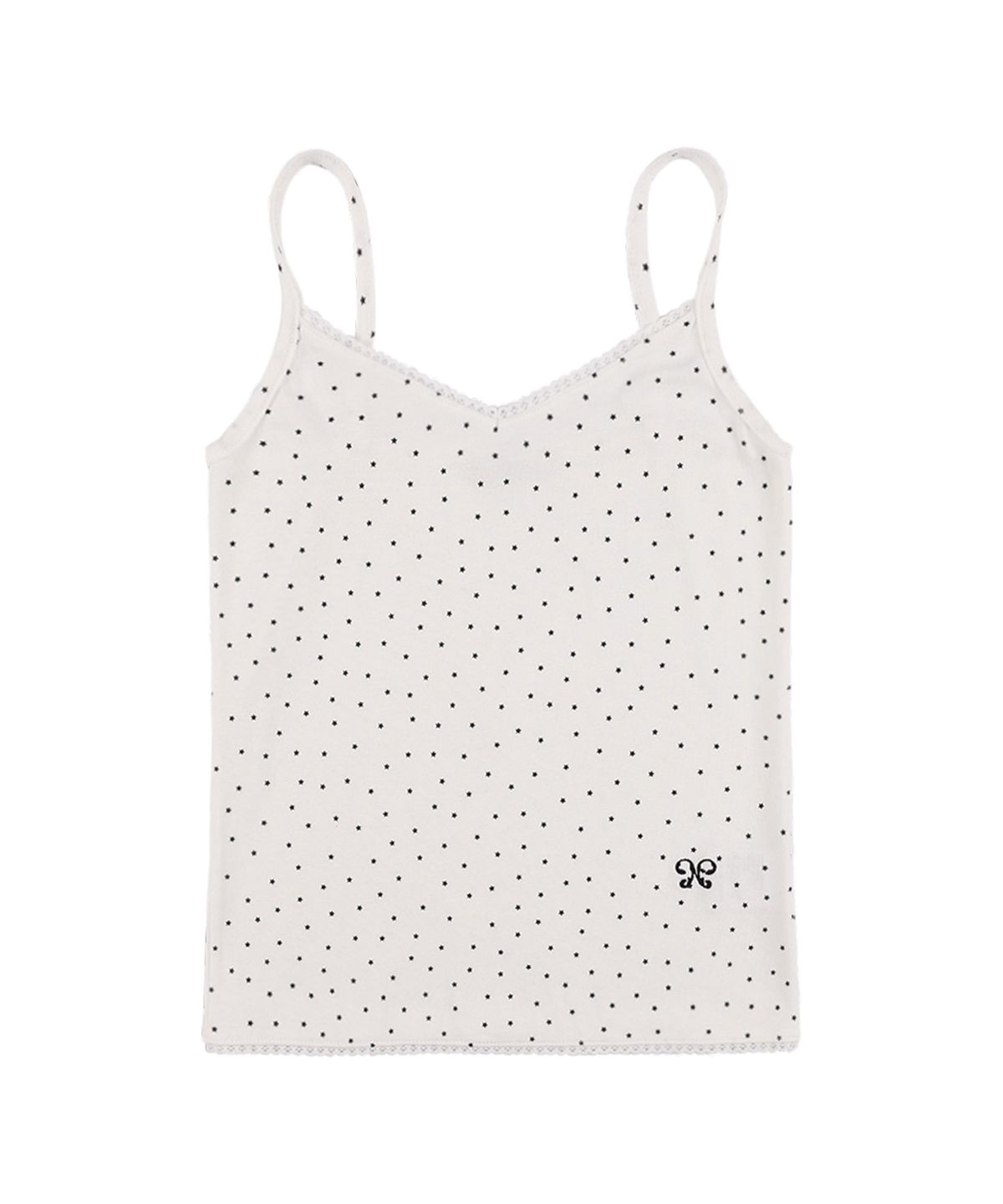 팬시클럽(FANCY CLUB) 레이스 스타 베이직 슬리브리스 (WHITE)_F25QB094