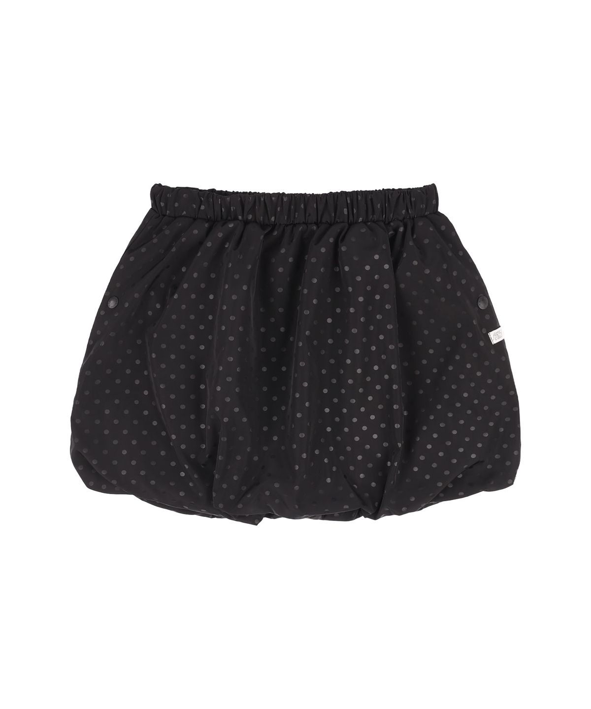팬시클럽(FANCY CLUB) 도트 벌룬 미니 스커트 (BLACK)_F25QD895