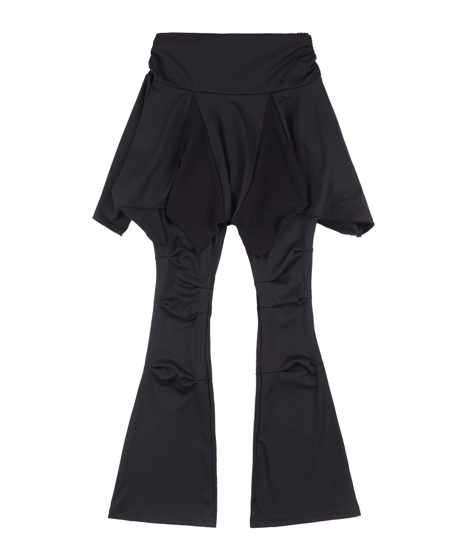 【Fancy club】UNBALANCE SKIRT LAYERED PINTUCK PANTS MUSINSA | FANCY CLUB Unbalanced Skirt Layered Pintuck Pants