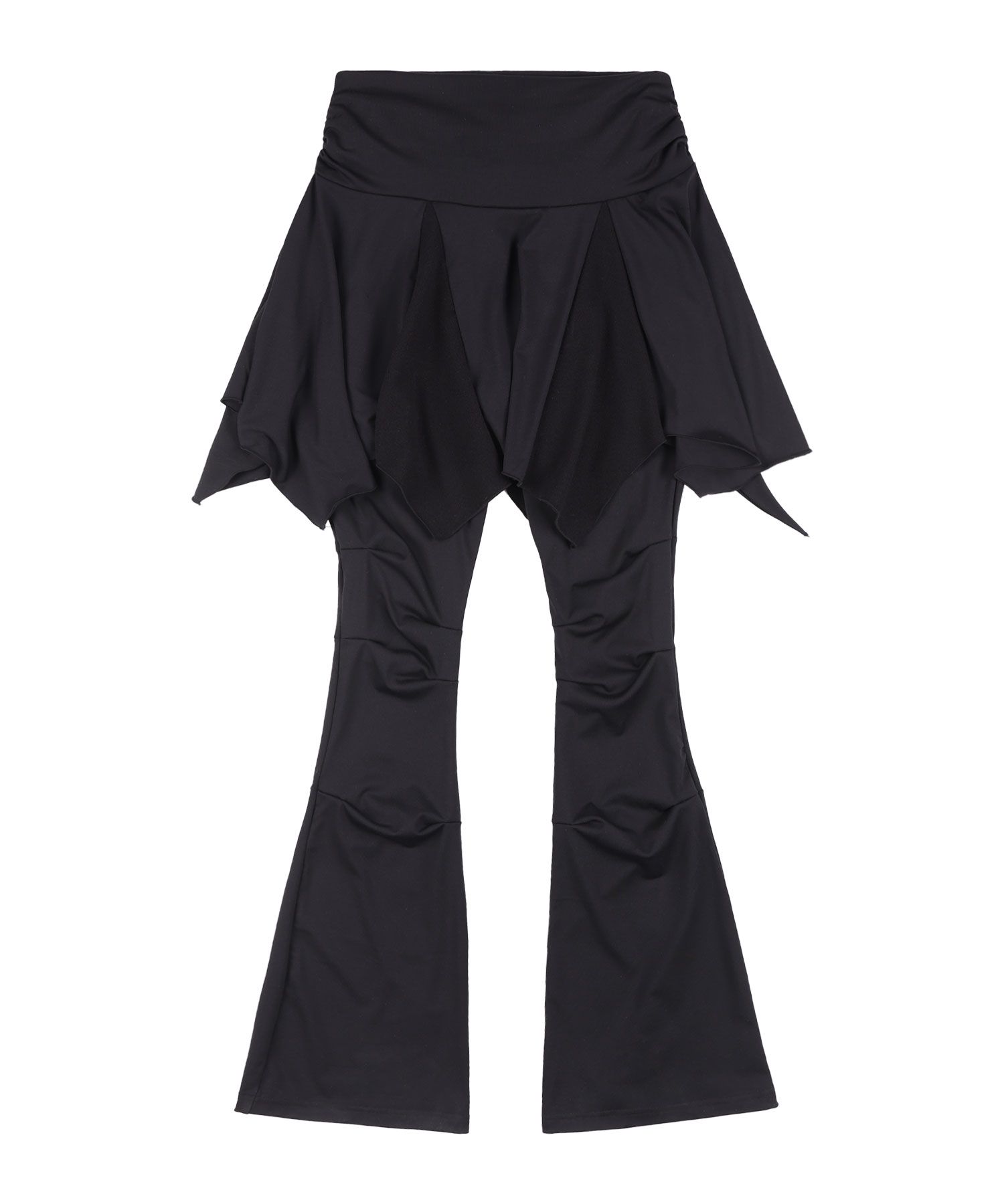 FANCY CLUB ■ Unbalanced Skirt Layered Pintuck Pants パンツ MUSINSA | FANCY CLUB Unbalanced Skirt Layered Pintuck Pants
