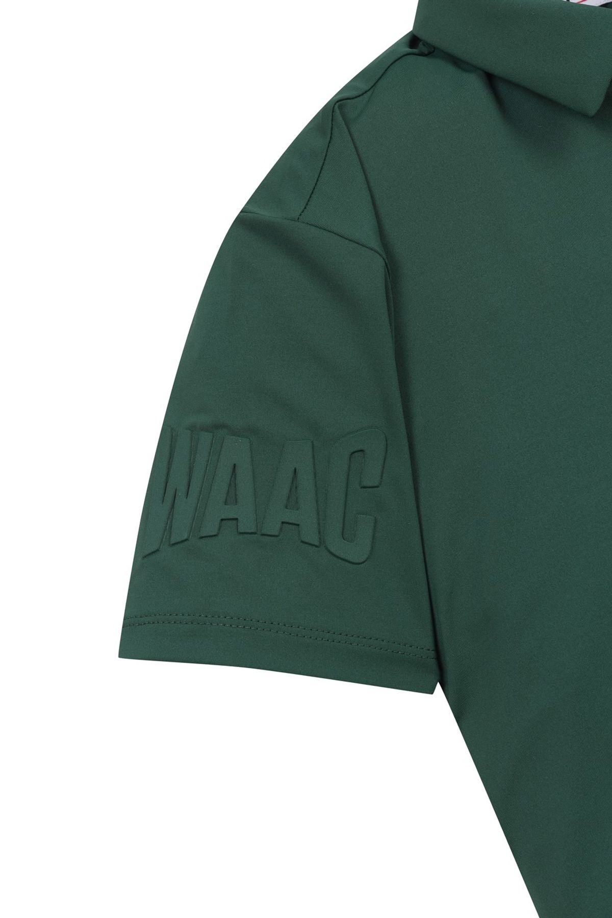 왁(WAAC) WAAC Embossed Logo SS Polo_WWTCM25901GRX