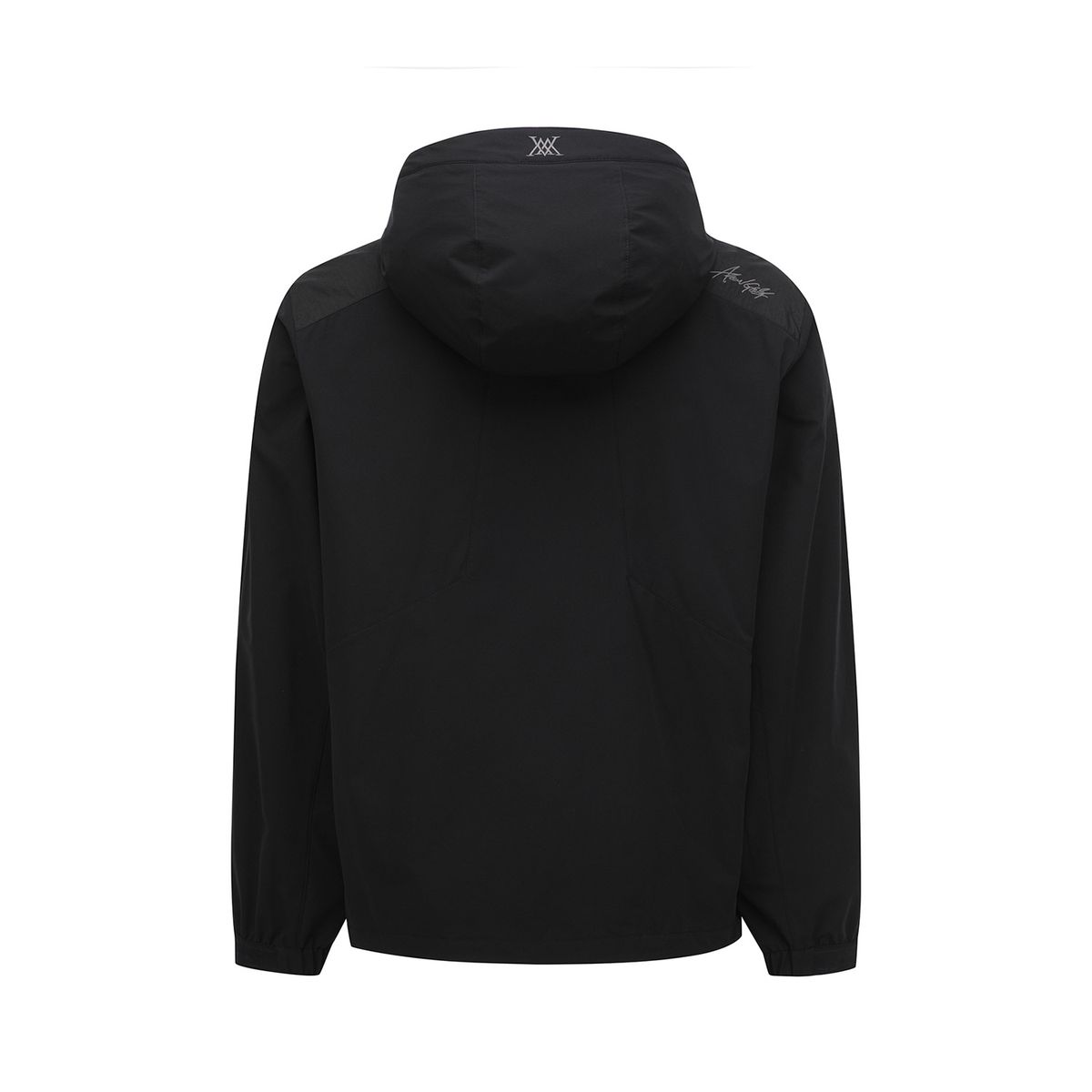 어뉴골프(ANEW GOLF) MEN SP RIB PATCH MA-1 JACKET_BK