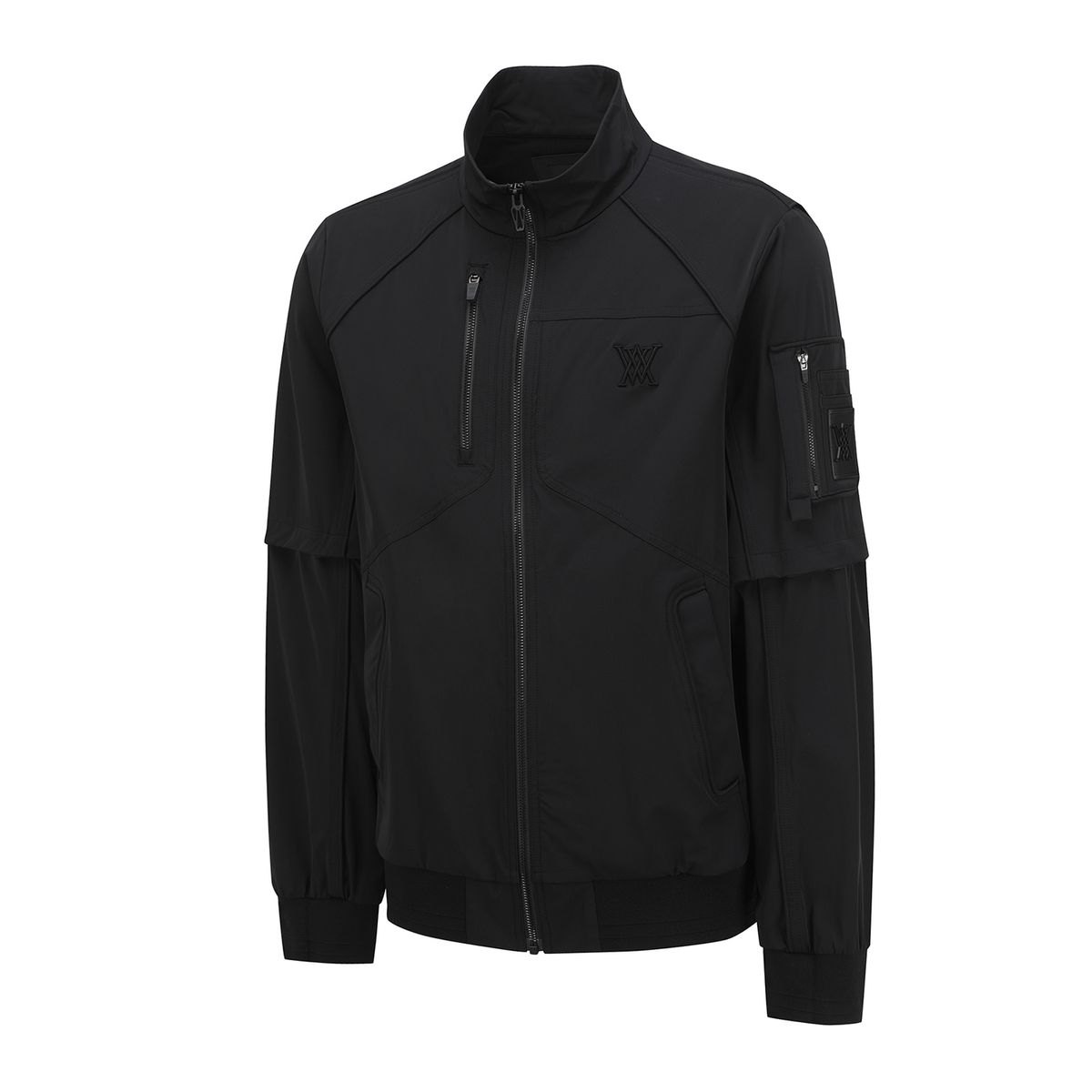 어뉴골프(ANEW GOLF) MEN SP DETACHABLE MA-1 JACKET_BK