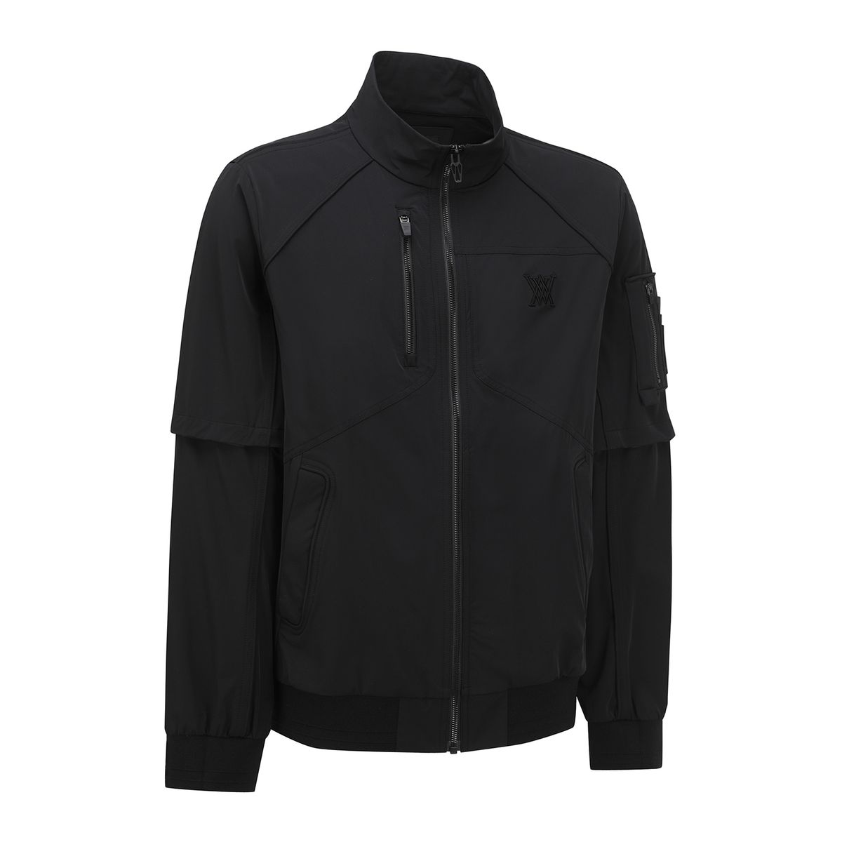 어뉴골프(ANEW GOLF) MEN SP DETACHABLE MA-1 JACKET_BK