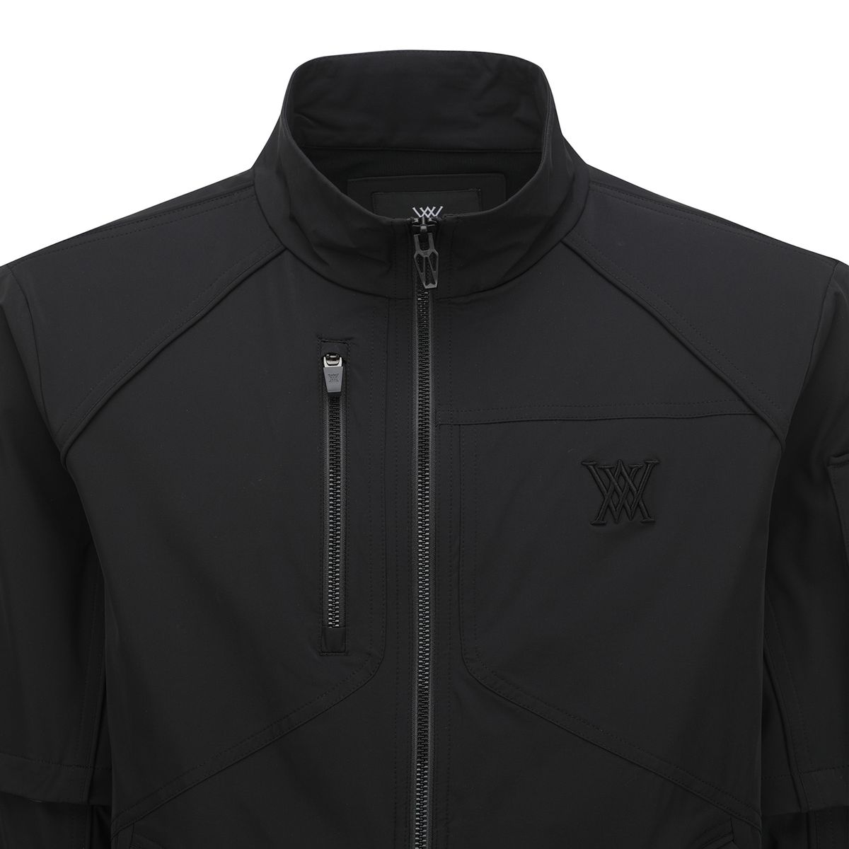 어뉴골프(ANEW GOLF) MEN SP DETACHABLE MA-1 JACKET_BK