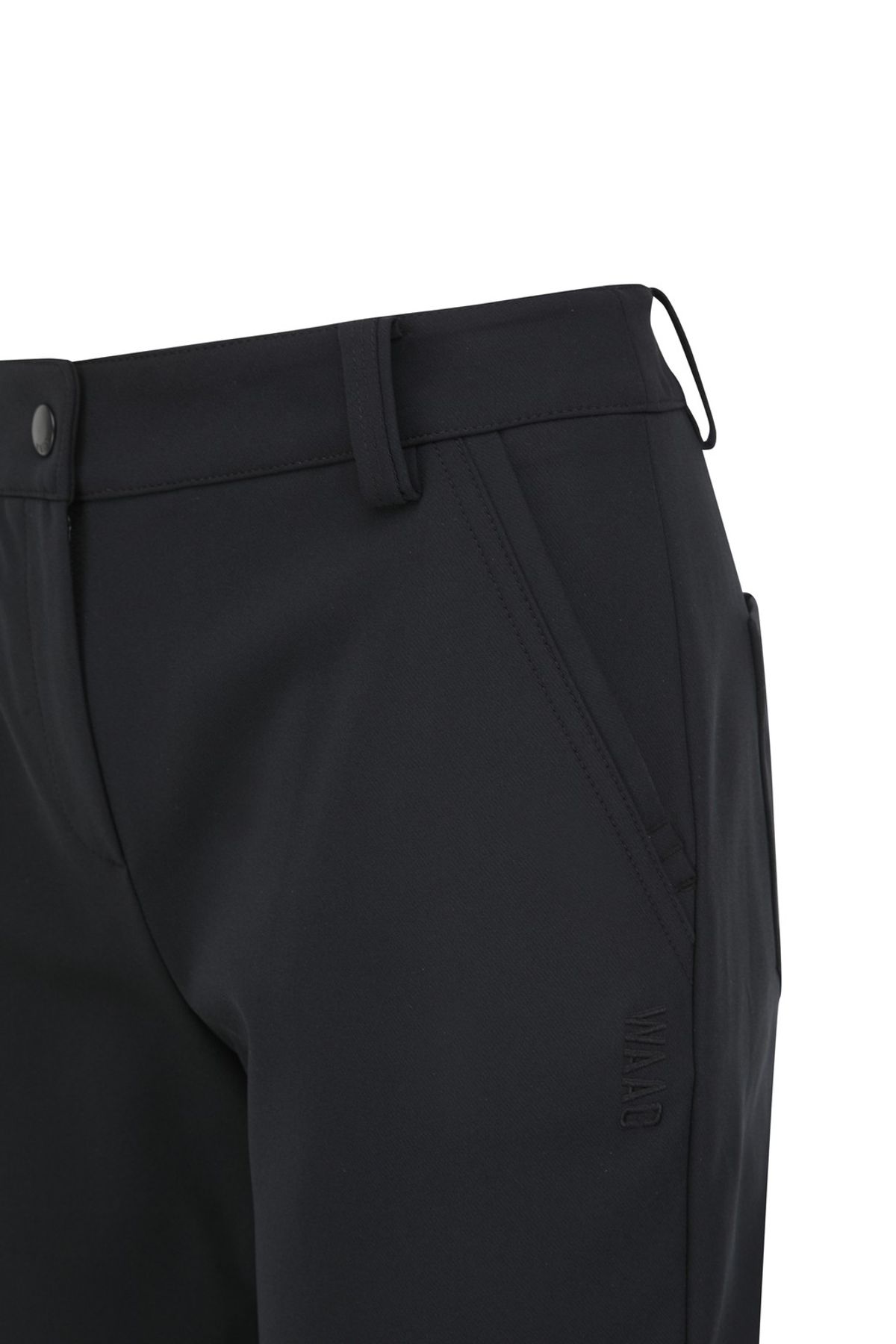 왁(WAAC) Women Essential Slim standard pants_WWPNS25100BKX