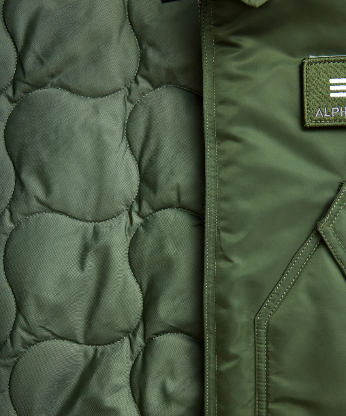 알파 인더스트리(ALPHA INDUSTRIES) CWU 45/P 플라이트 자켓 세이지