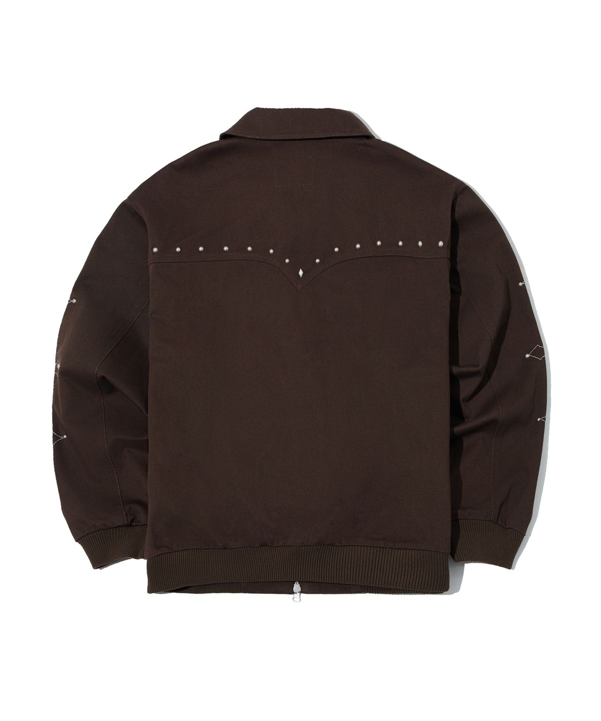 크리틱(CRITIC) STUDDED WORK JACKET BROWN