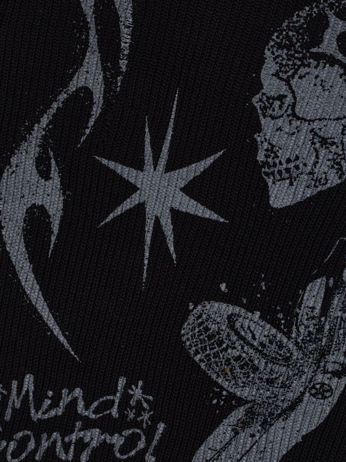 크리틱(CRITIC) CRITIC CHAOS DAMAGE KNIT BLACK