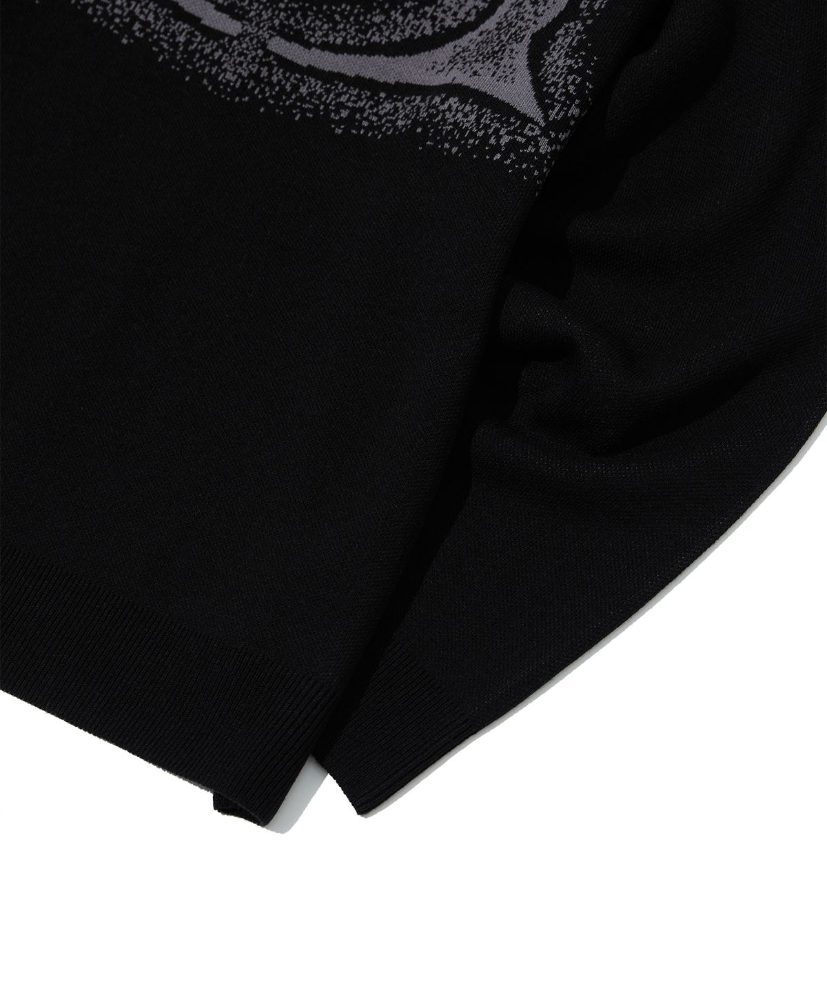 크리틱(CRITIC) WORMHOLE NOISE KNIT BLACK