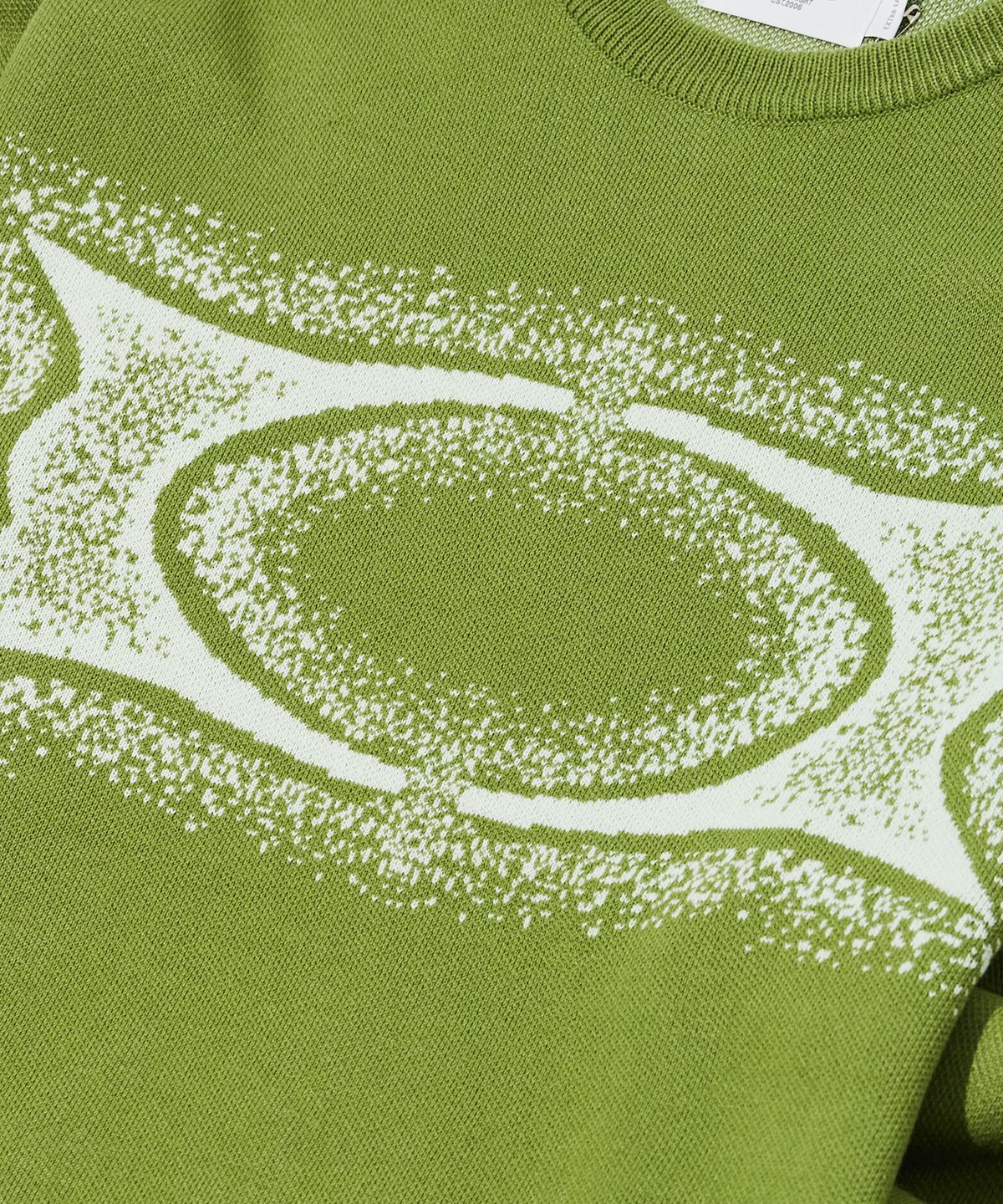 크리틱(CRITIC) WORMHOLE NOISE KNIT GREEN