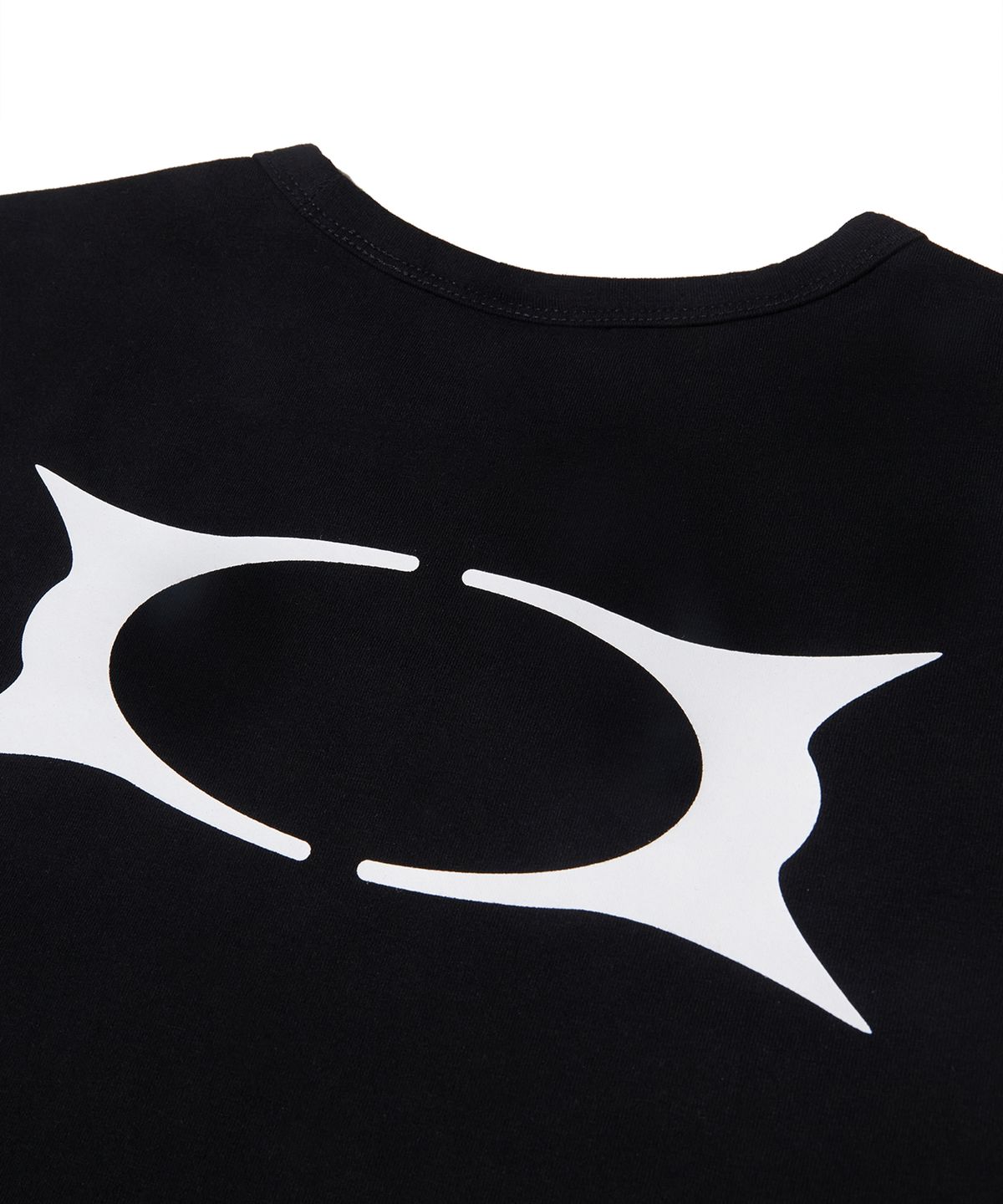 크리틱(CRITIC) OG WORMHOLE LOGO CROP T-SHIRTS BLACK