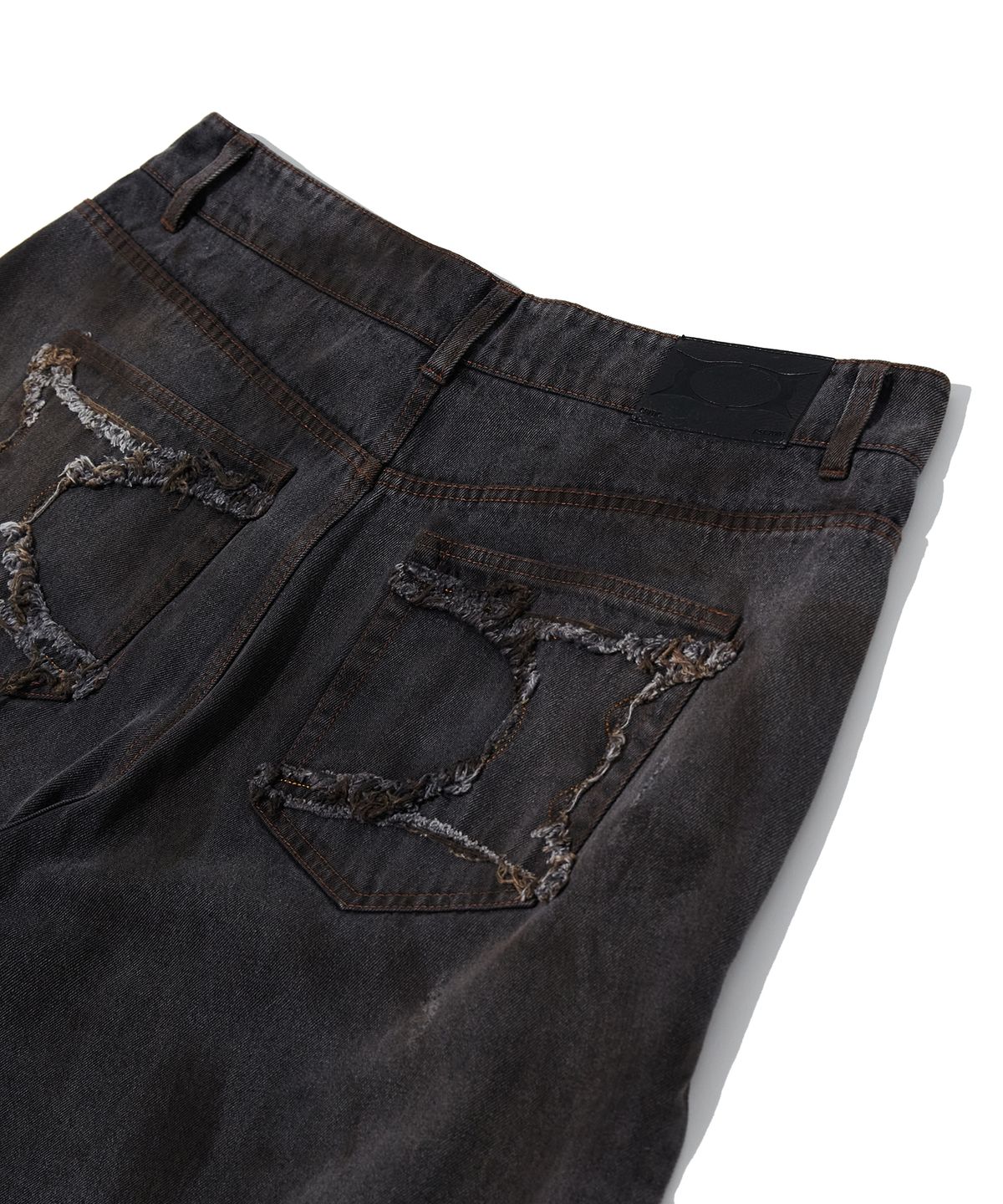 크리틱(CRITIC) DIRTY WASHED DENIM PANTS BLACK DENIM