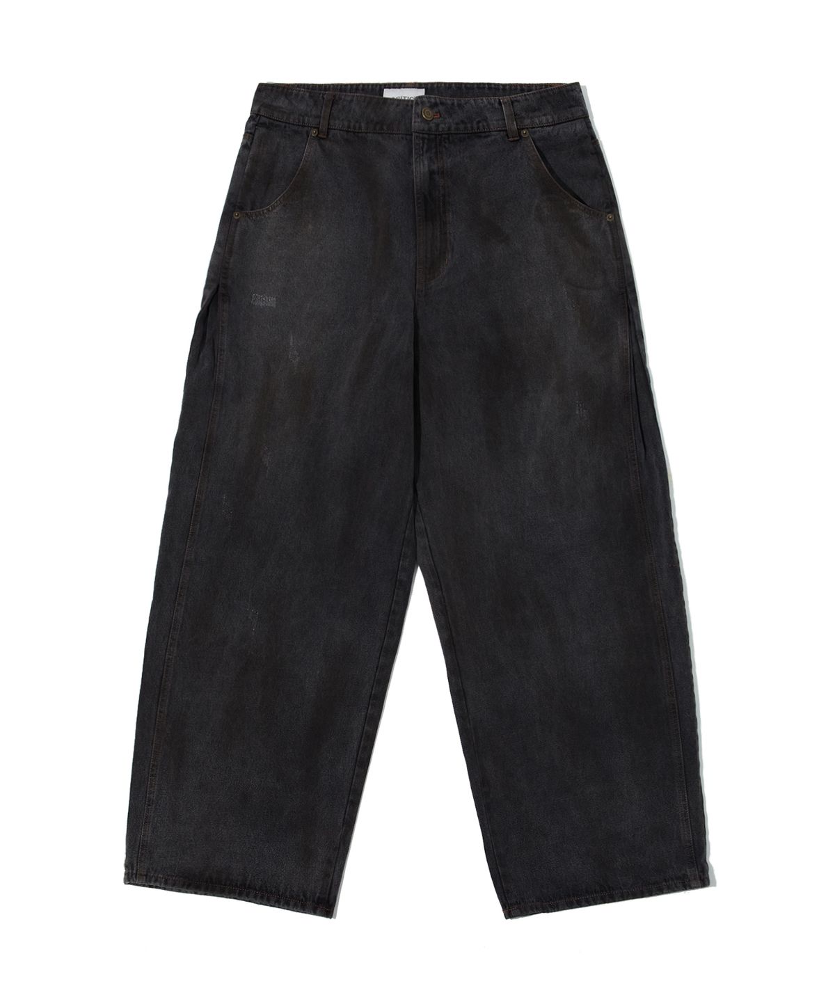 크리틱(CRITIC) DIRTY WASHED DENIM PANTS BLACK DENIM
