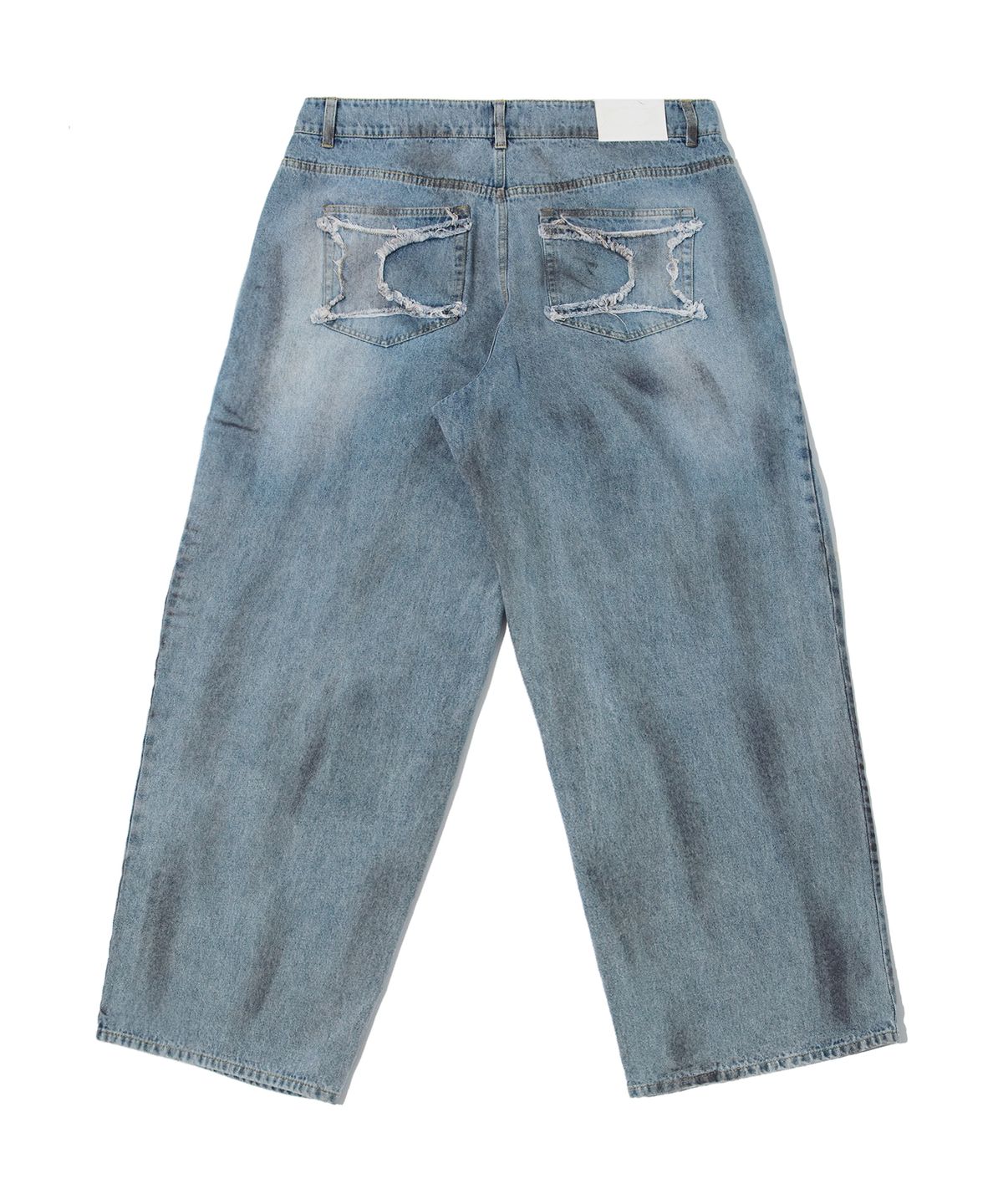 크리틱(CRITIC) DIRTY WASHED DENIM PANTS LIGHT BLUE