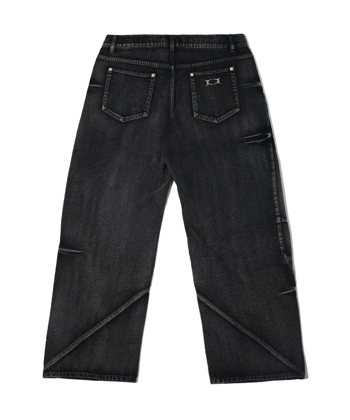 크리틱(CRITIC) VORTEX FADED DENIM PANTS BLACK