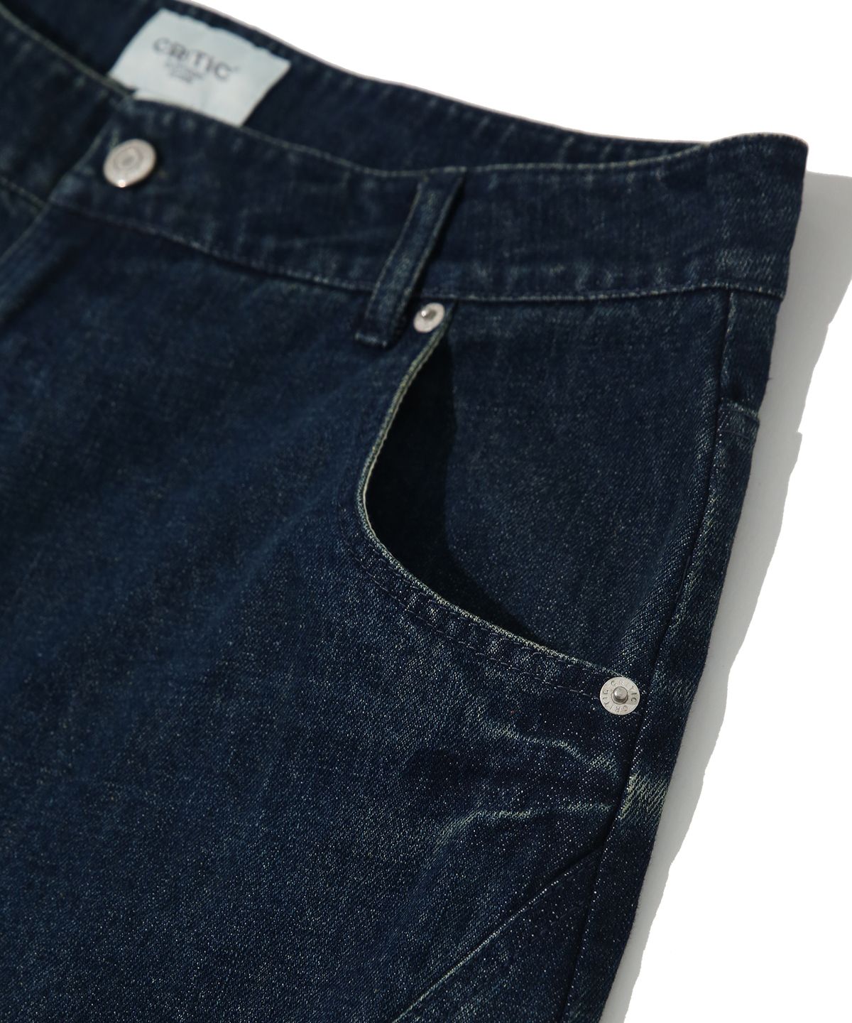 크리틱(CRITIC) VORTEX FADED DENIM PANTS NAVY