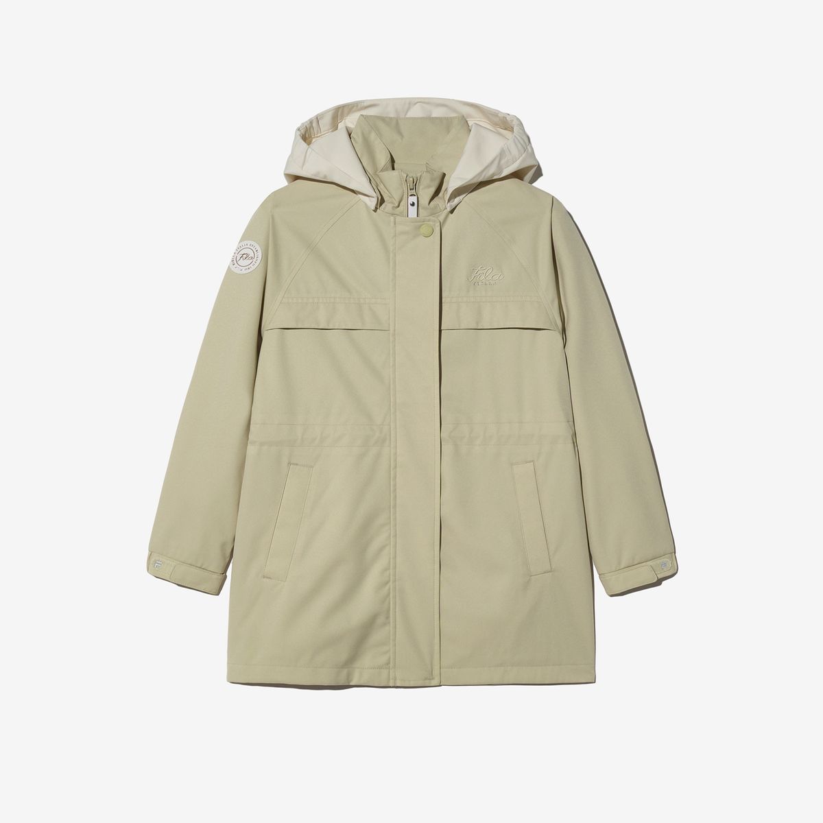 휠라 키즈(FILA KIDS) 플리츠 여아 트렌치 자켓