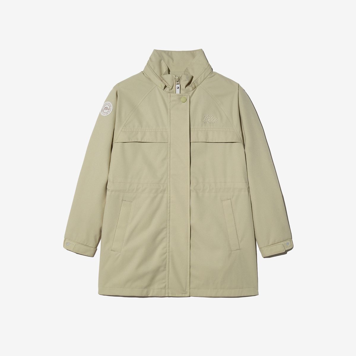 휠라 키즈(FILA KIDS) 플리츠 여아 트렌치 자켓