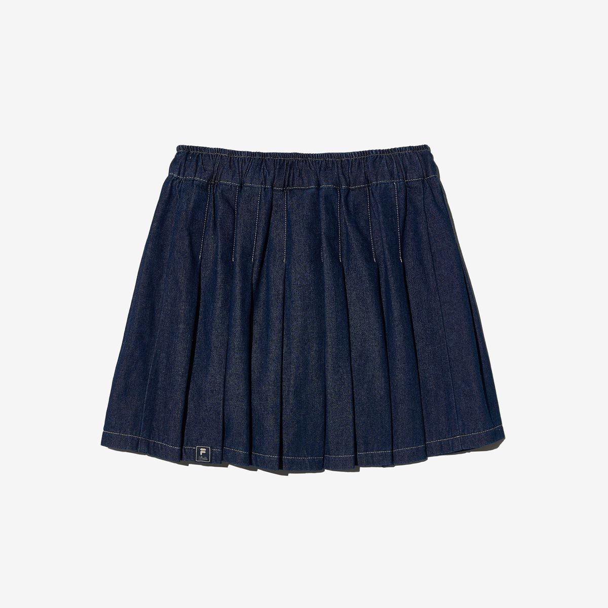 휠라 키즈(FILA KIDS) 캠퍼스 데님 플리츠 스커트