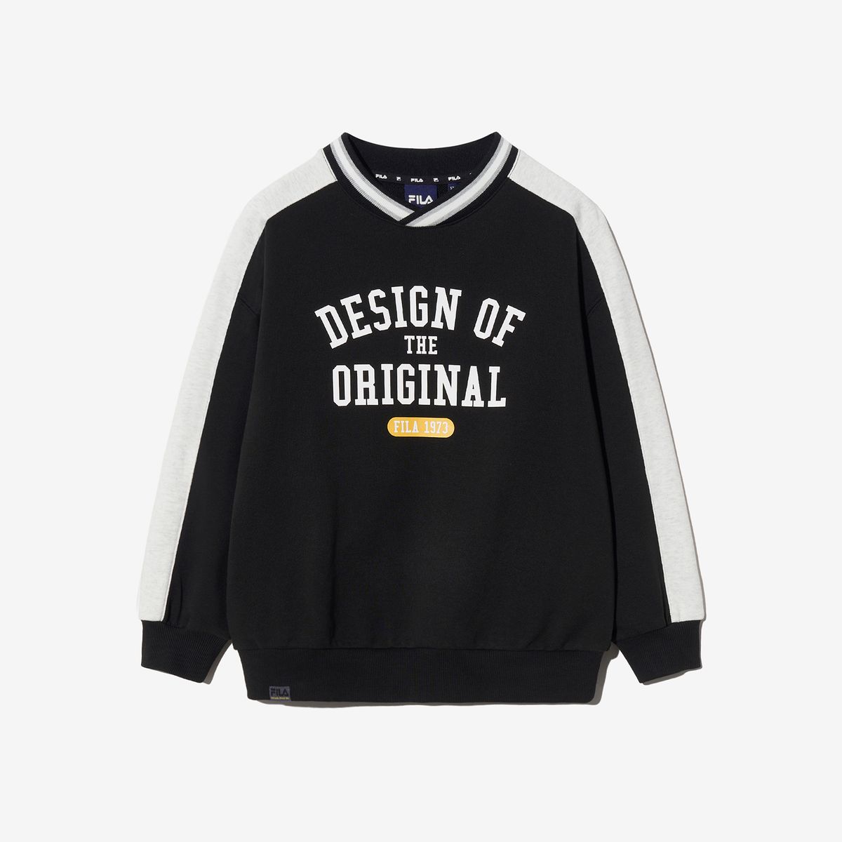 휠라 키즈(FILA KIDS) 캠퍼스 배색 맨투맨