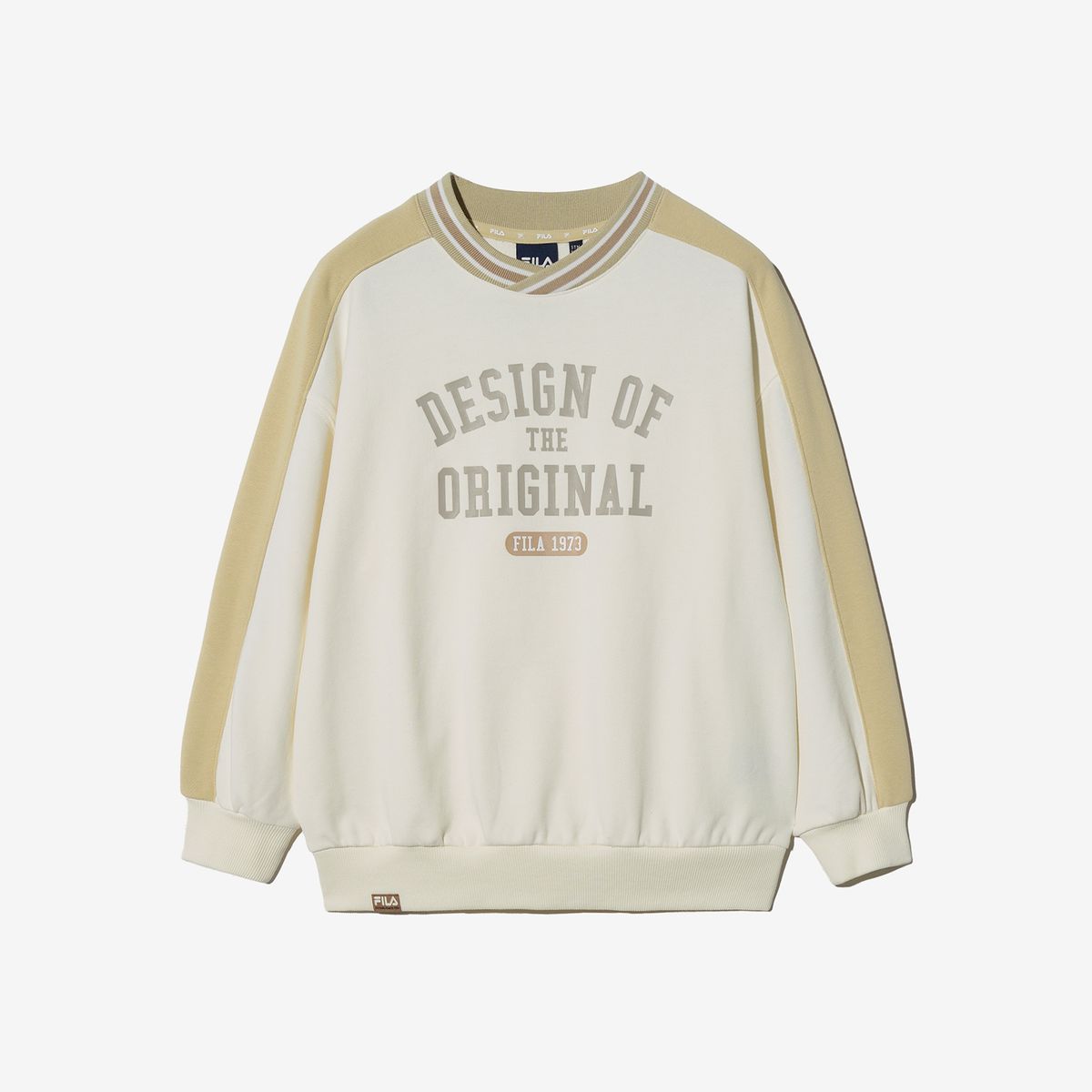 휠라 키즈(FILA KIDS) 캠퍼스 배색 맨투맨