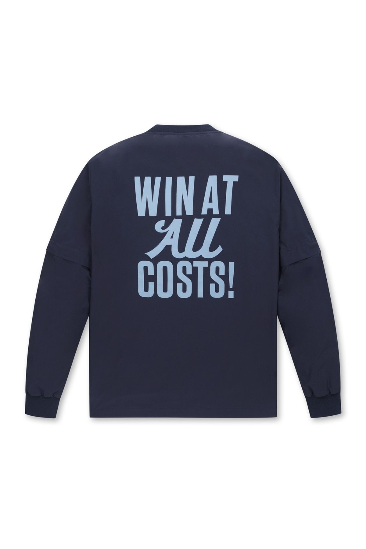 왁(WAAC) Men Athletic Detachable Sleeve Pullover_WTUAM25402NYD