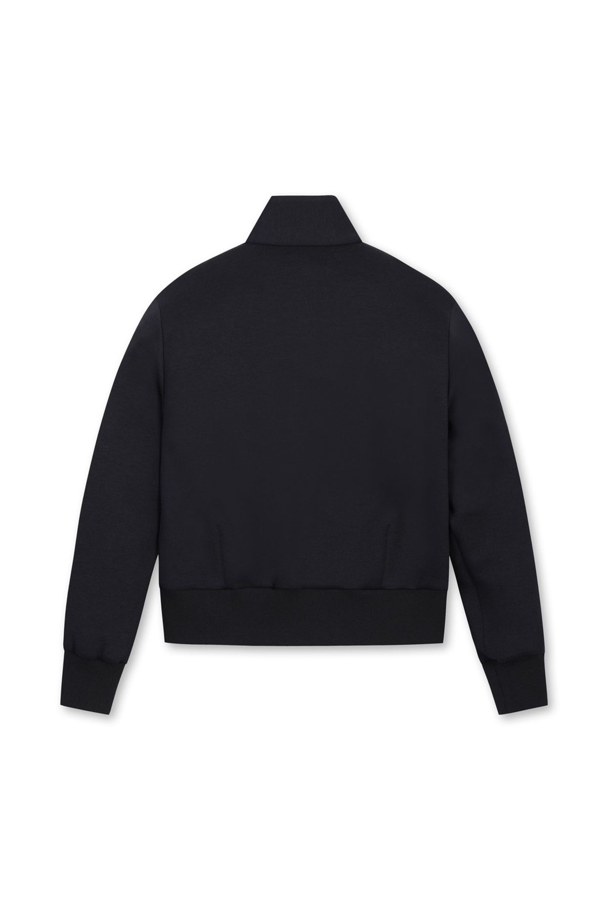 왁(WAAC) Women Pressed logo point jersey Jacket_WWUAS25101BKX