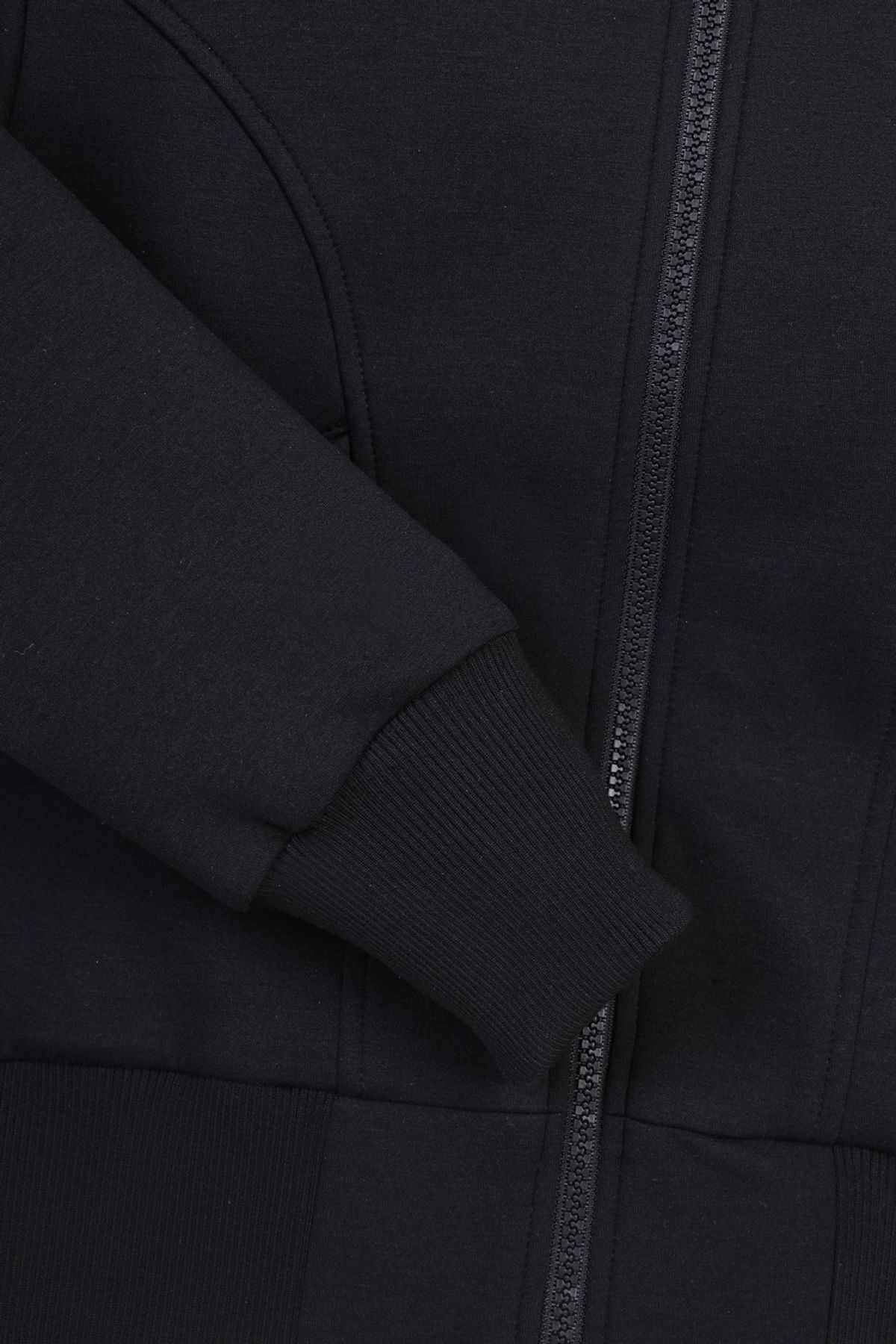 왁(WAAC) Women Pressed logo point jersey Jacket_WWUAS25101BKX