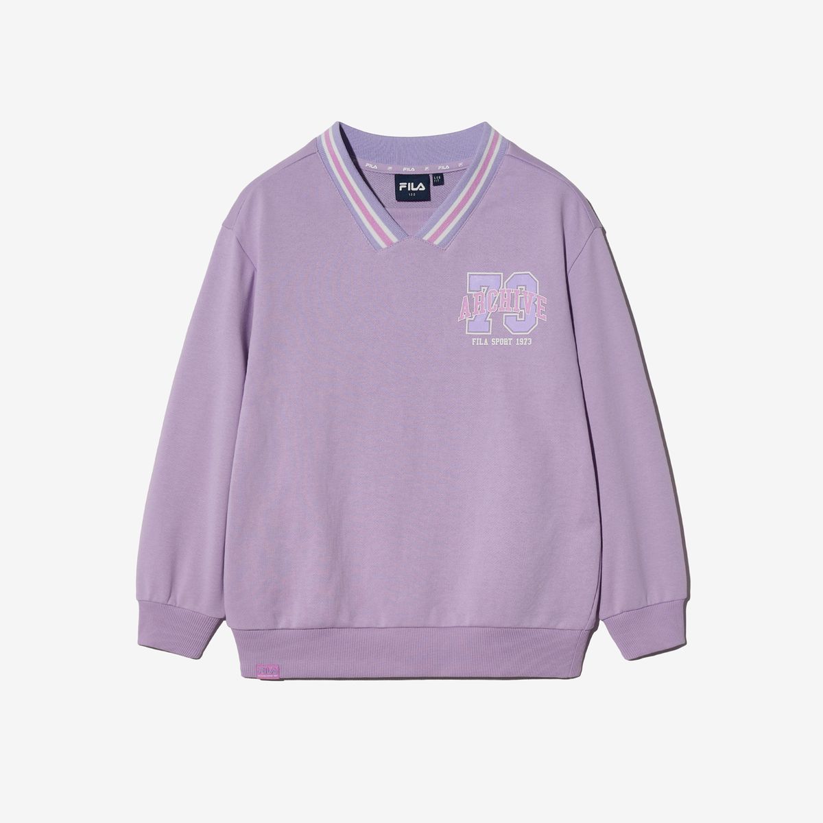 휠라 키즈(FILA KIDS) V넥 요꼬 맨투맨