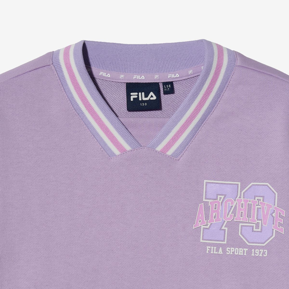 휠라 키즈(FILA KIDS) V넥 요꼬 맨투맨