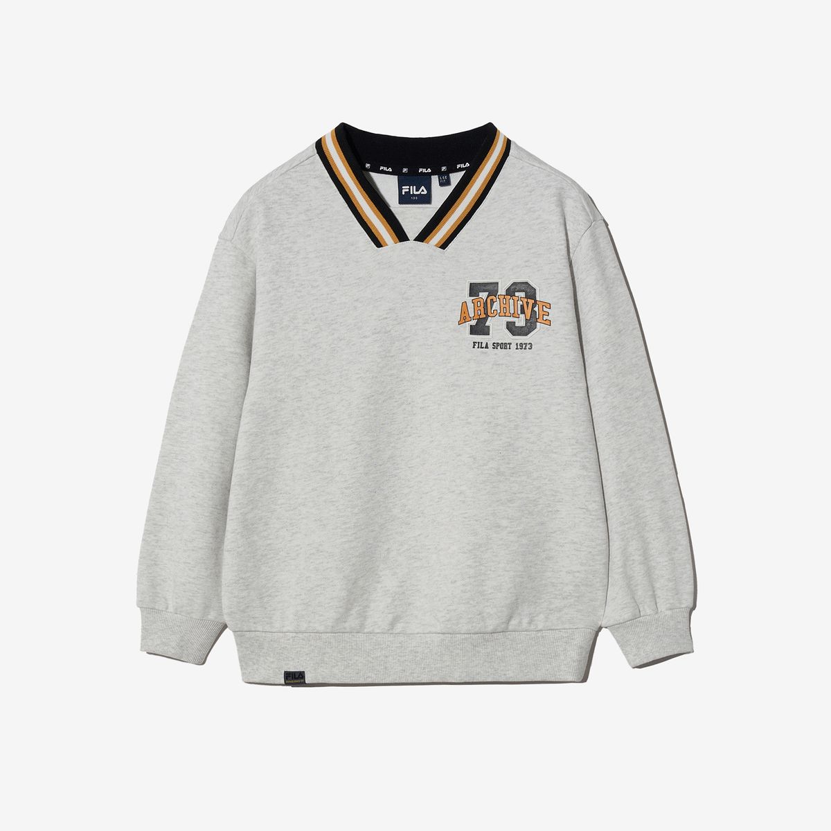 휠라 키즈(FILA KIDS) V넥 요꼬 맨투맨