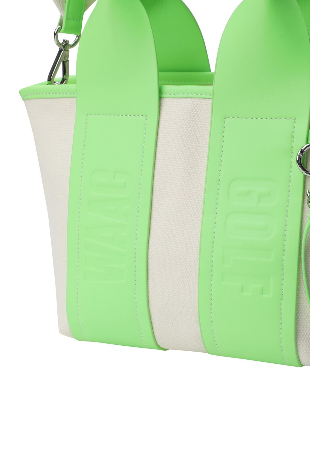 왁(WAAC) Women Logo Tote Bag_WGBAX25111YGN