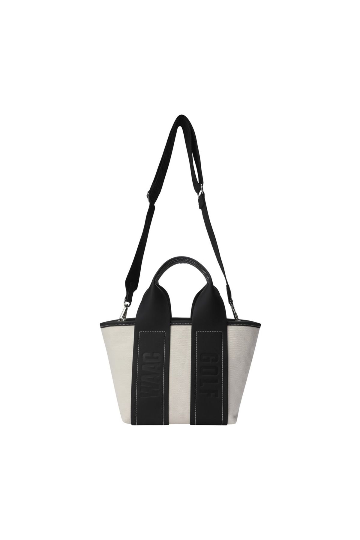 왁(WAAC) Women Logo Tote Bag_WGBAX25111BKX