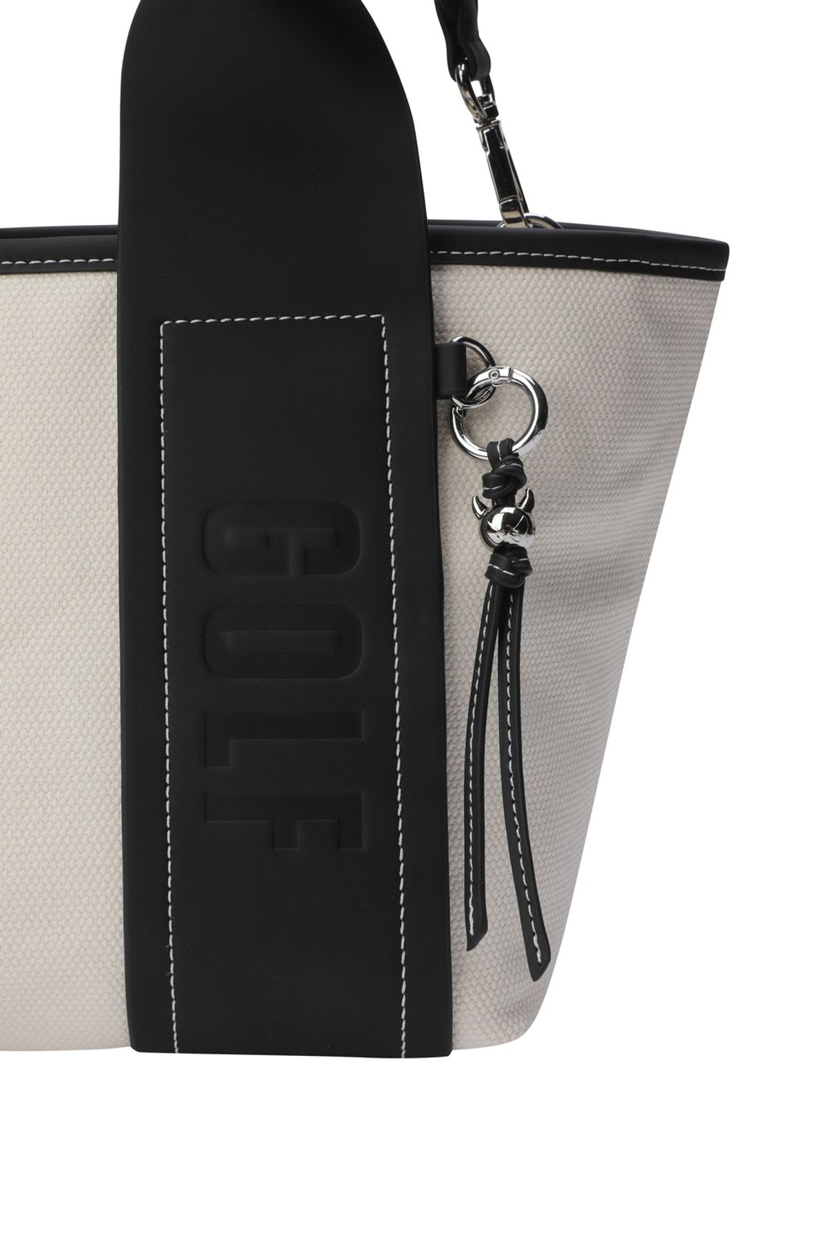 왁(WAAC) Women Logo Tote Bag_WGBAX25111BKX