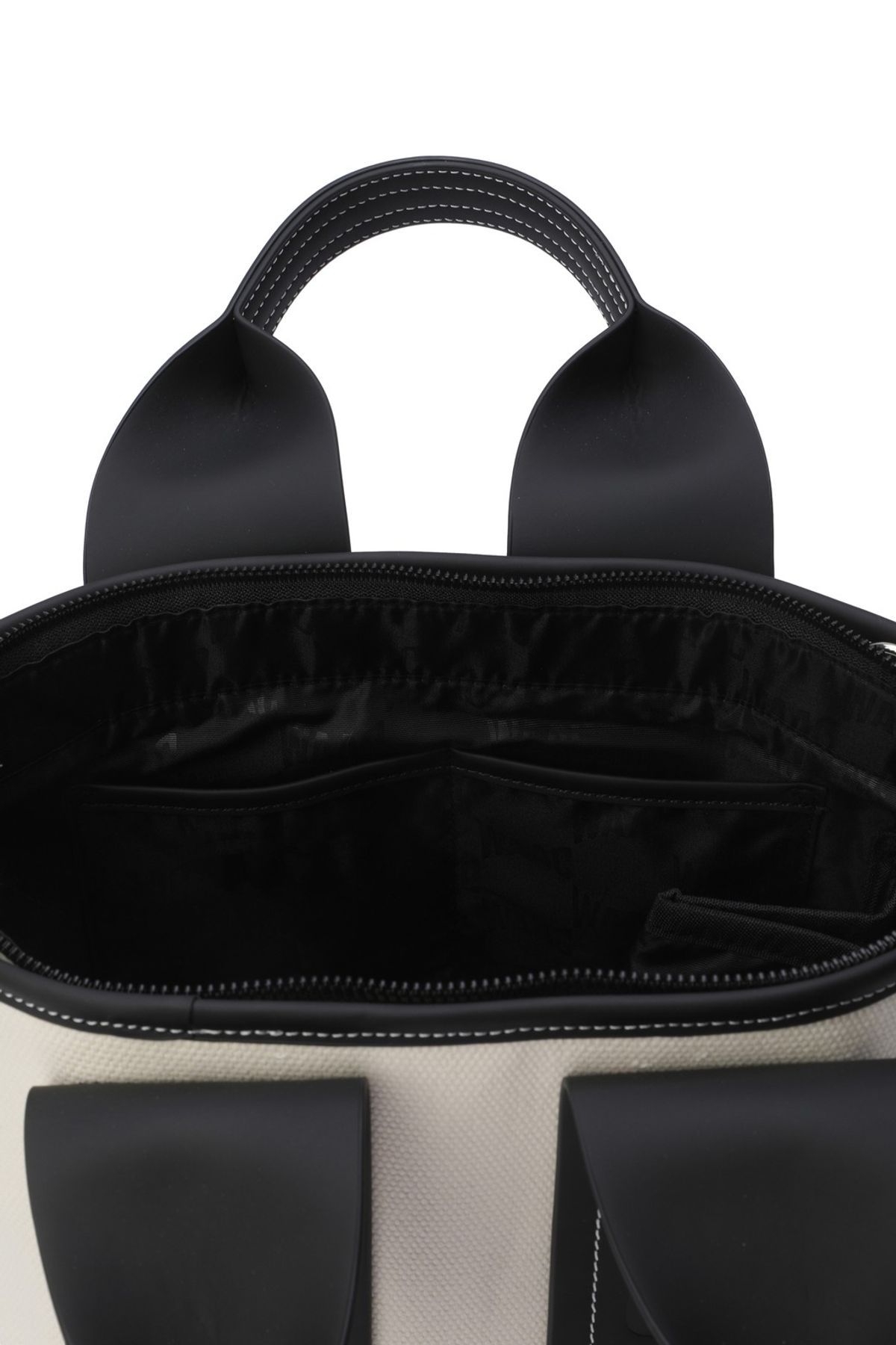 왁(WAAC) Women Logo Tote Bag_WGBAX25111BKX