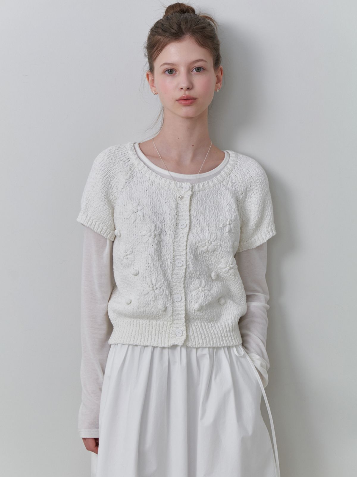 리엘(RE L) Smoothie tencel t-shirt (white)