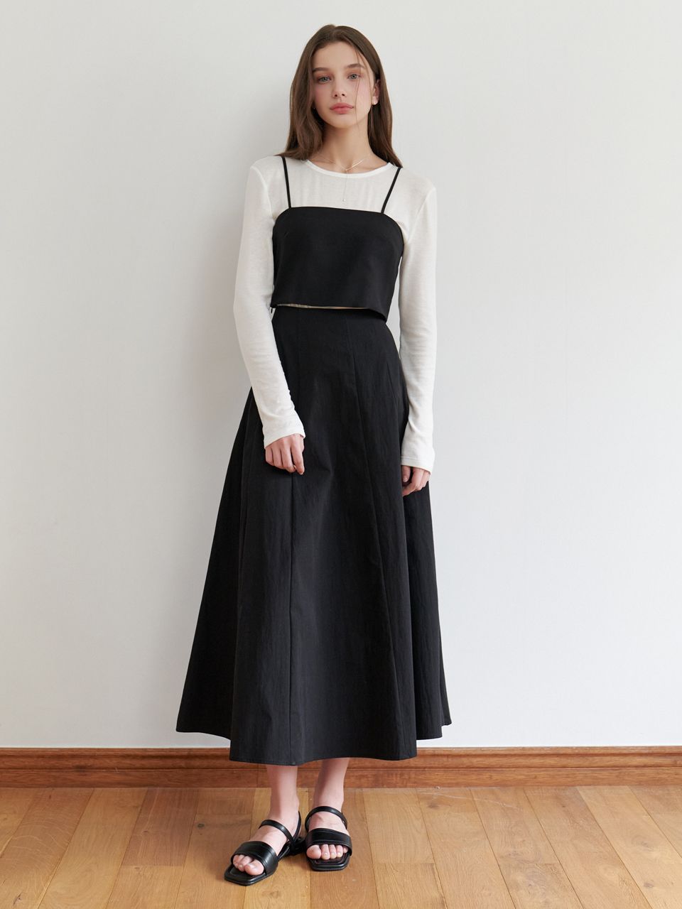 ★RE_L★ [Exclusive] Amy flare skirt (black) MUSINSA | RE L Emma flare skirt (black)