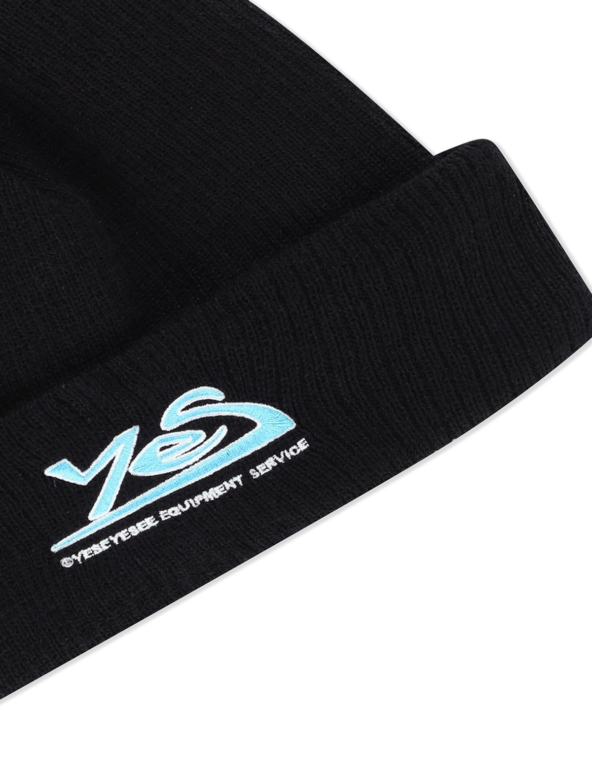 예스아이씨(YESEYESEE) Y.E.S Reversible beanie Black