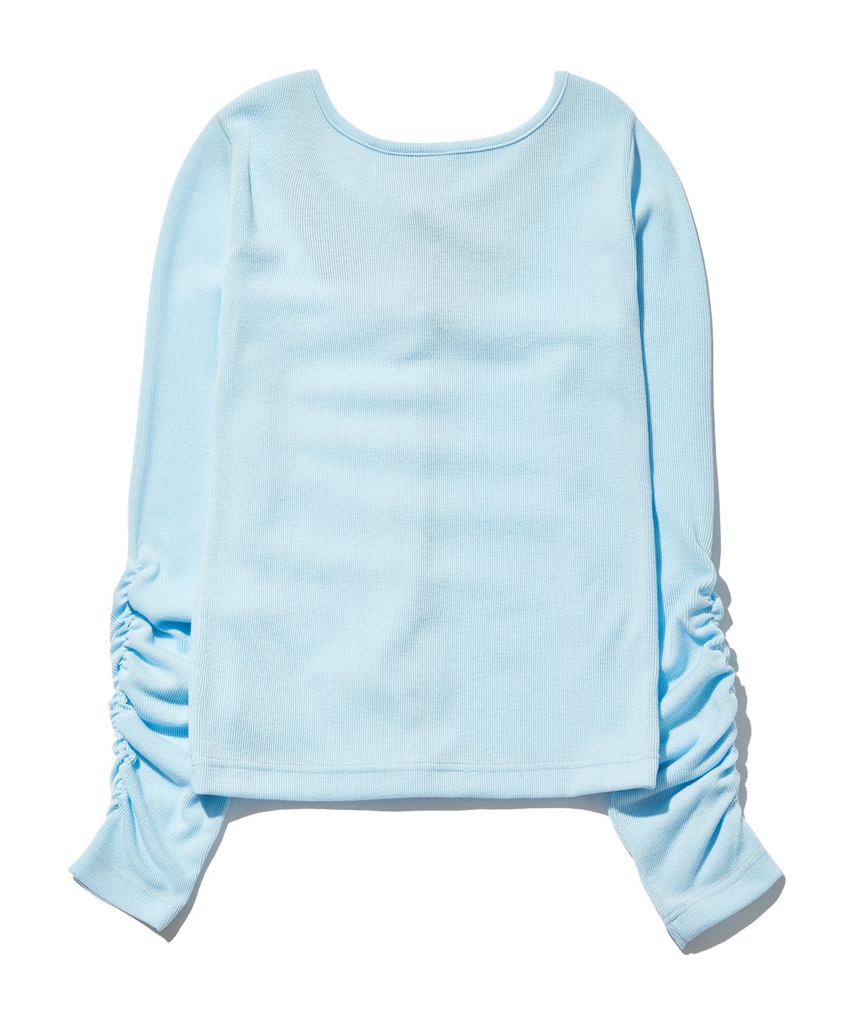 피스메이커(PIECE MAKER) LAYERED SLIM ROUND CARDIGAN (SKY BLUE)