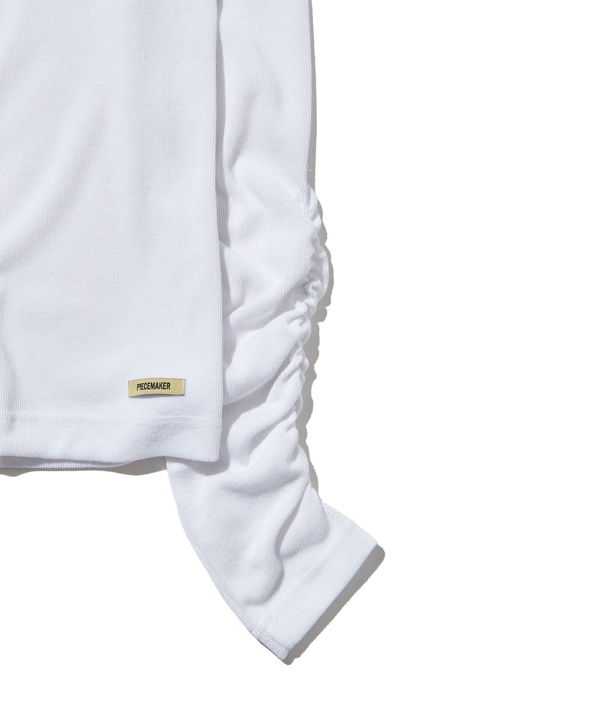 피스메이커(PIECE MAKER) LAYERED SLIM ROUND CARDIGAN (IVORY)