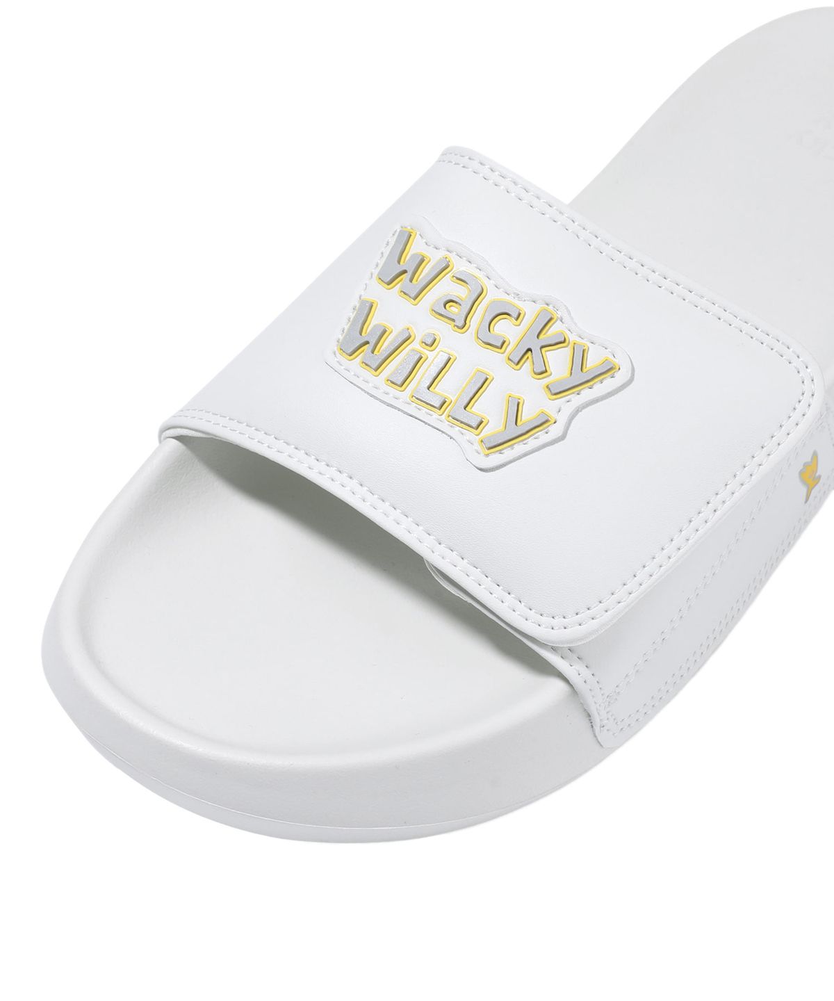 와키윌리(WACKY WILLY) [25SS] 벨크로 슬라이드 화이트