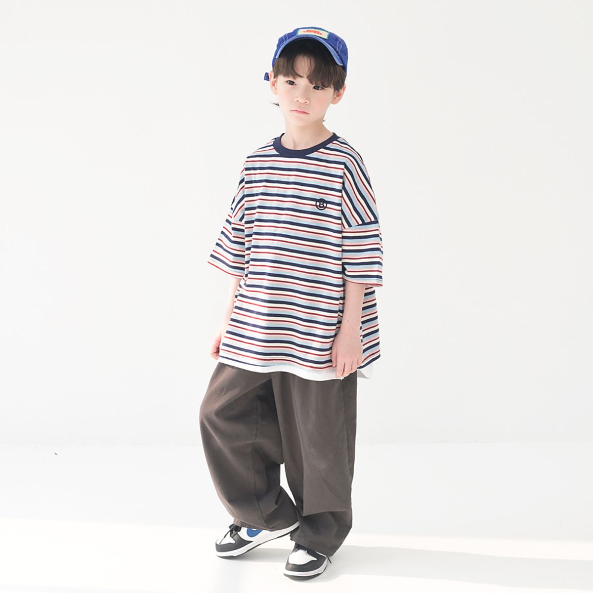 붐붐키즈(BOOMBOOMKIDS) D2423 올리브트윌팬츠