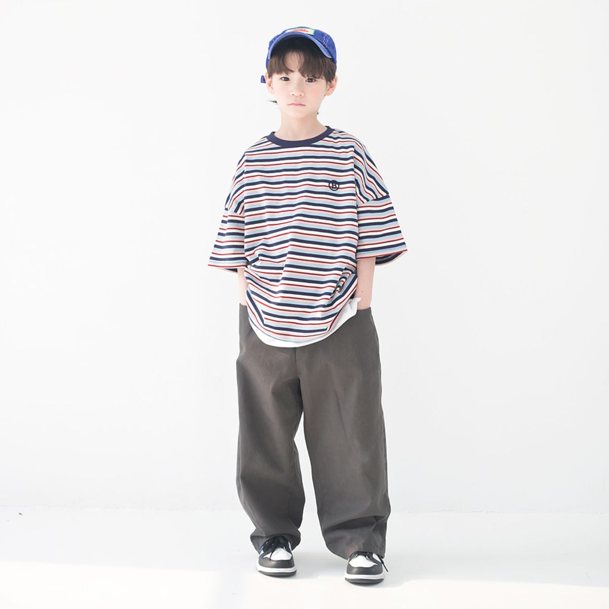 붐붐키즈(BOOMBOOMKIDS) D2423 올리브트윌팬츠