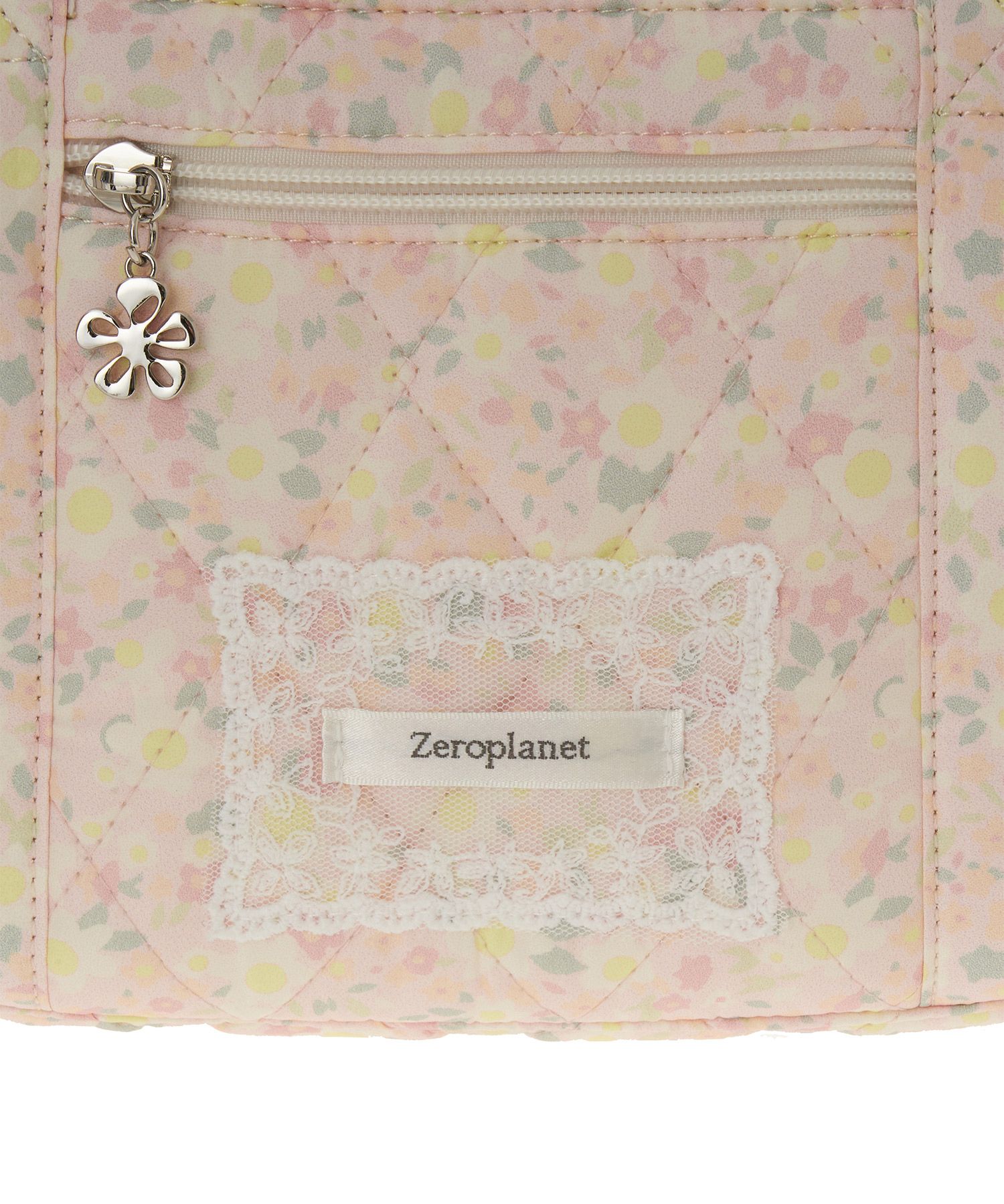 MUSINSA | ZEROPLANET Graphic Fabric Square Bag [PINK]