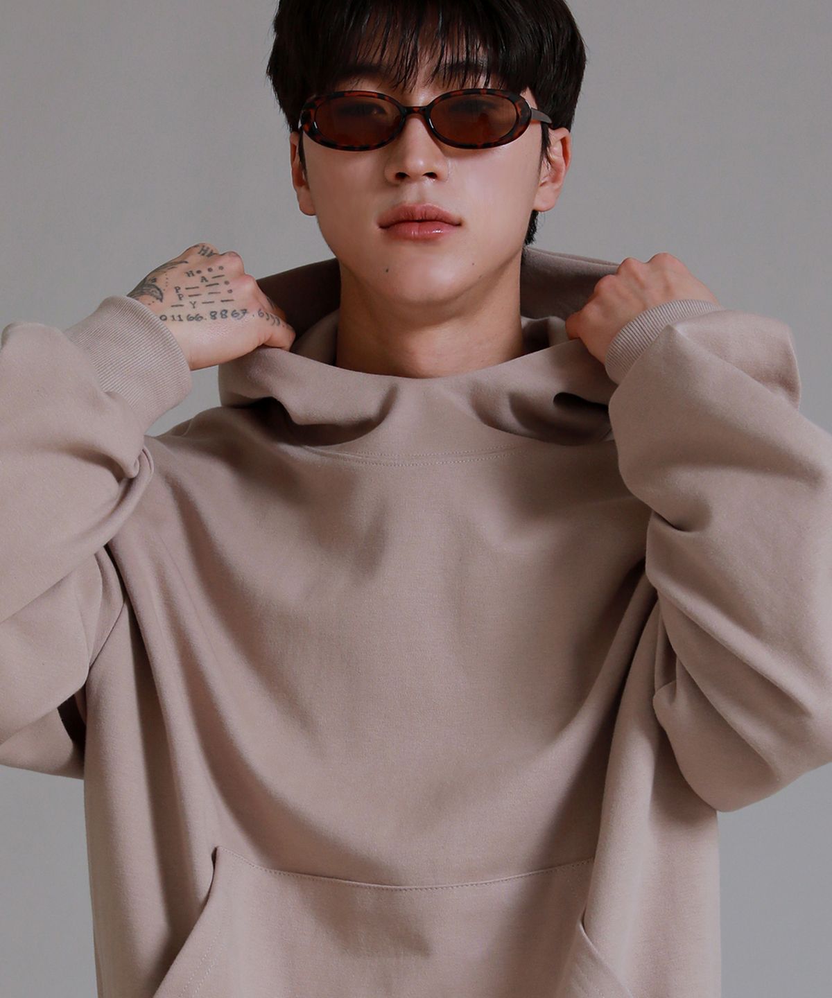 라이크더모스트(LIKE THE MOST) 에센셜 벌룬라인 오버 후디 11colors