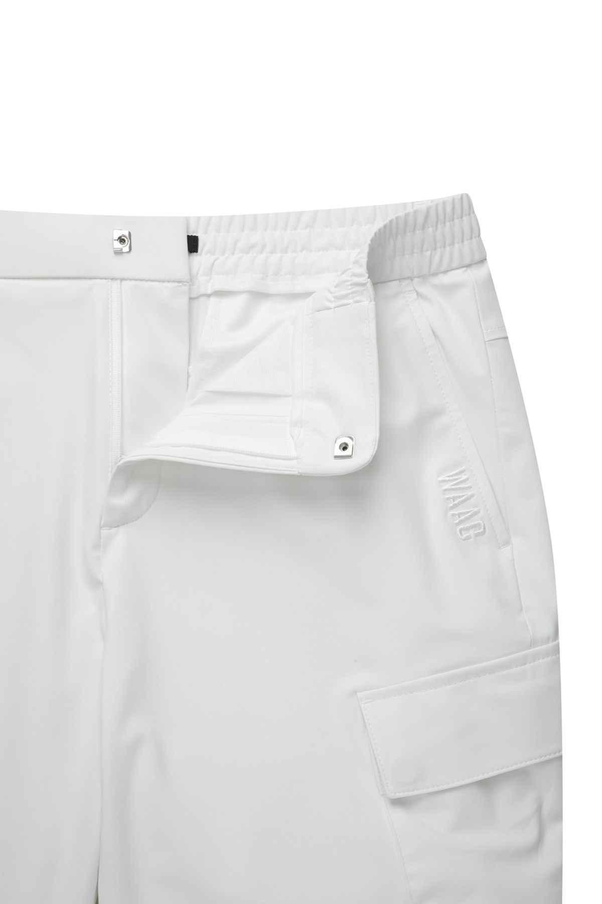 왁(WAAC) Men Tricot Cargo Jogger Pants (FLEX)_WMPNM25201WHX