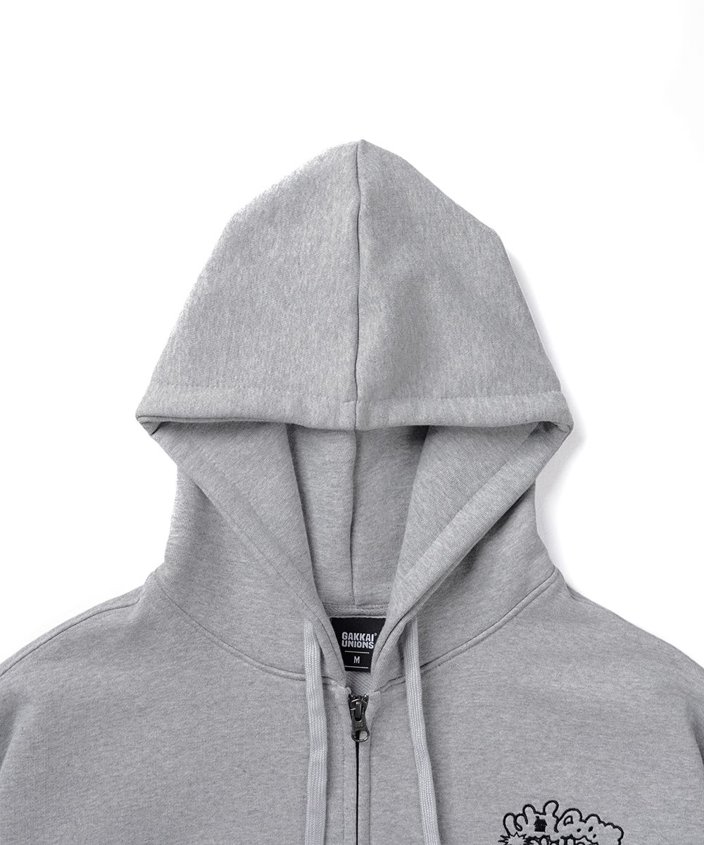 MUSINSA | GAKKAI UNIONS Welcome Home Embroidered Hooded Zip
