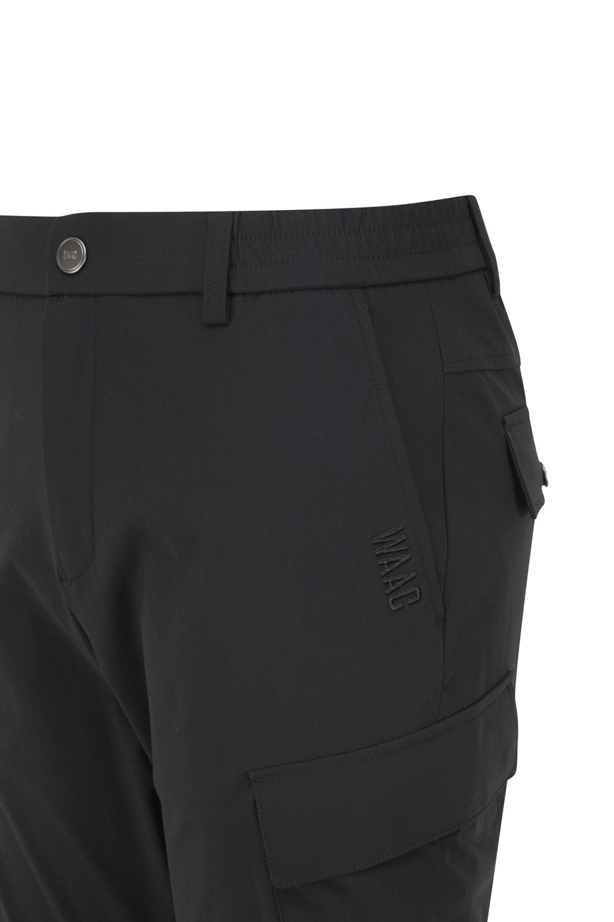 왁(WAAC) Men Tricot Cargo Jogger Pants (FLEX)_WMPNM25201BKX