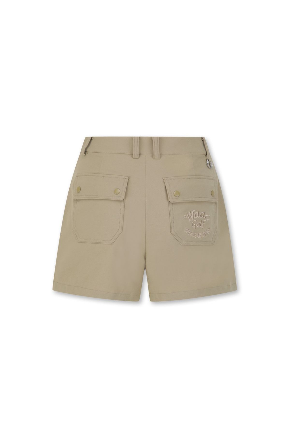 왁(WAAC) Women Big Pocket Shorts_WWPNM25205BEX